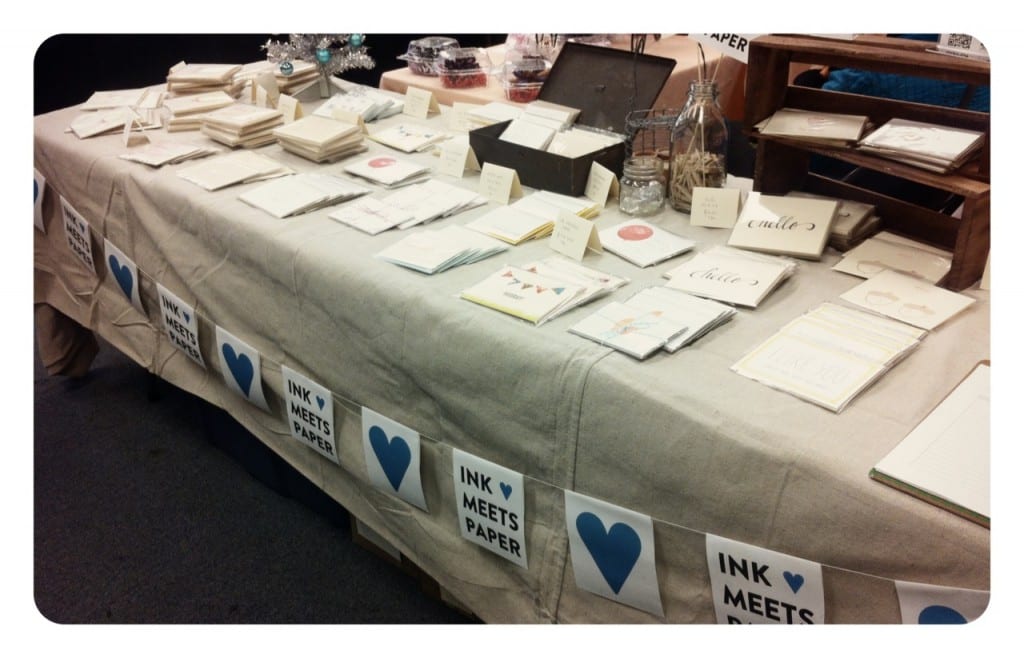 INK MEETS PAPER Gift Market Table