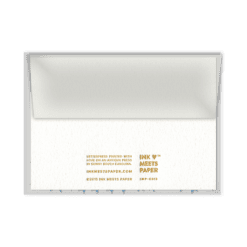 Confetti Congrats Letterpress Card Packaged Rear View