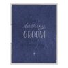 Dashing Groom Letterpress Greeting Card