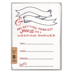 Getting Married Fill-in Invitation Set (front)