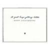 Happy Anniversary Letterpress Greeting Card