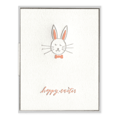 Hoppy Easter Letterpress Greeting Card