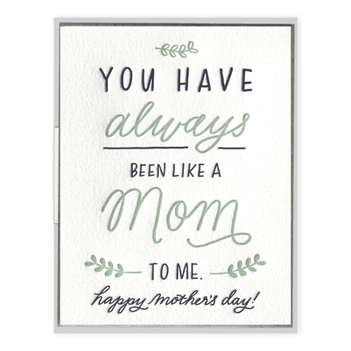 Like a Mom Letterpress Greeting Card