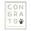 New Pet Congrats Letterpress Greeting Card