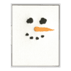 Snowman Letterpress Greeting Card