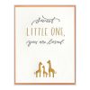Sweet Little One Letterpress Greeting Card