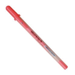 Vermillion Gelly Roll pen with cap on