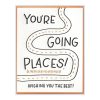 Going Places Letterpress Greeting Card