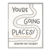 Going Places Letterpress Greeting Card
