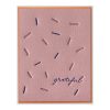 Grateful Letterpress Greeting Card with Envelope