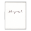 I Love Your Smile Letterpress Greeting Card