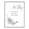 Love Story Letterpress Greeting Card