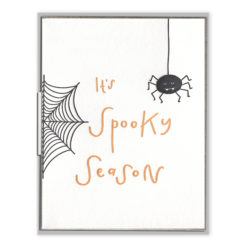 Spooky Season Letterpress Greeting Card with Envelope