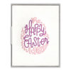 Happy Easter Egg Letterpress Greeting Card with Envelope