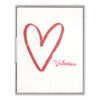 Valentine Letterpress Greeting Card