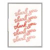 Iconic Thank You Letterpress Greeting Card with Envelope