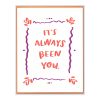 It's Always Been You Letterpress Greeting Card