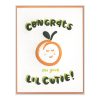 Lil Cutie Letterpress Greeting Card