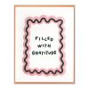 Filled with Gratitude Letterpress Greeting Card with Envelope