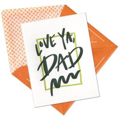 Father's Day card reading