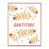 Harvest Gratitude Letterpress Greeting Card with Envelope